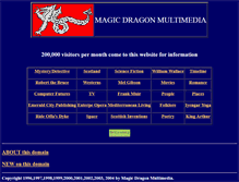 Tablet Screenshot of magicdragon.com